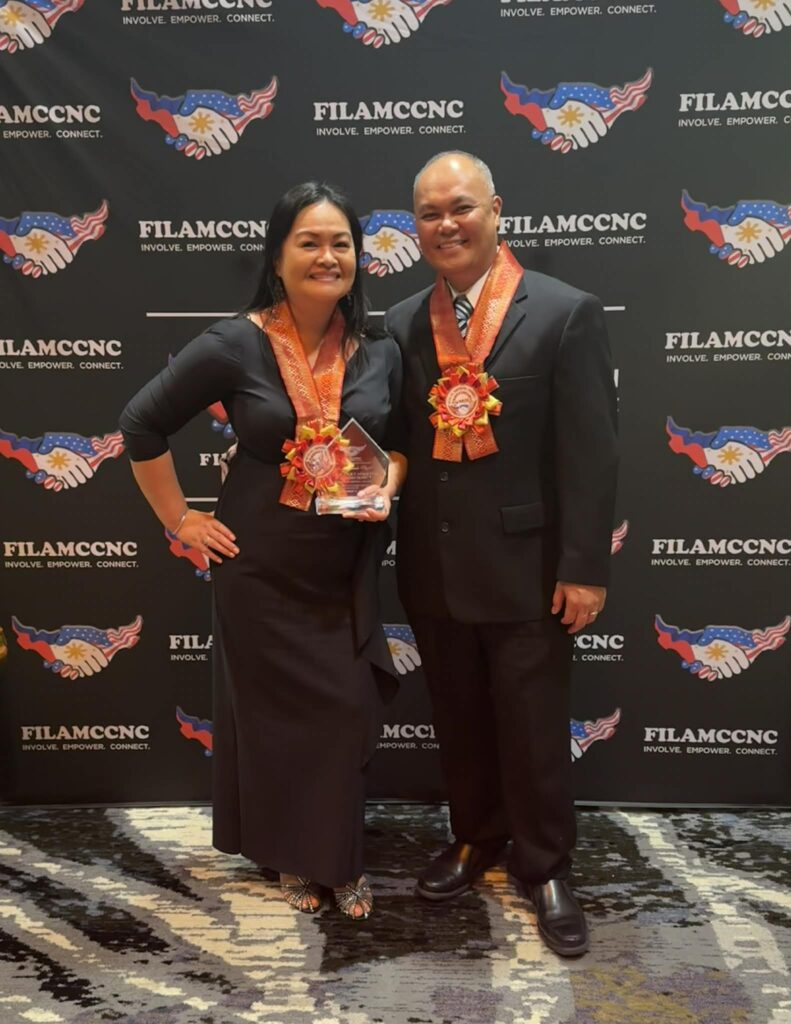 Recipient of North Carolina’s Emerging Business Award — Filipino American Chamber of Commerce of North Carolina At Durham Convention Center.